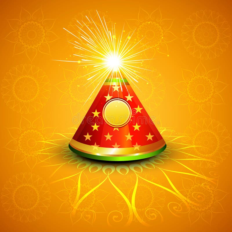 Vector Celebration Glowing Diwali Cracker Stock Photos Image 34765003