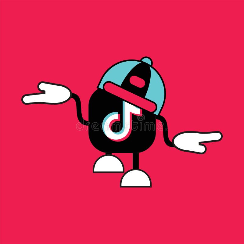 Vector Character Tik Tok Funny Dance Editorial Photography - Illustration  of collection, smartphone: 184226092