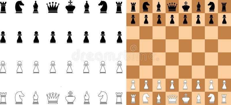 Vector chess vector illustration