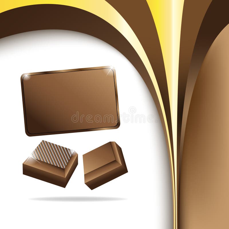 Vector chocoladeachtergrond stock illustratie Vector chocoladeachtergrond stock illustratie