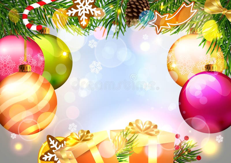 Luxury Christmas Background. Stock Vector - Illustration of design ...