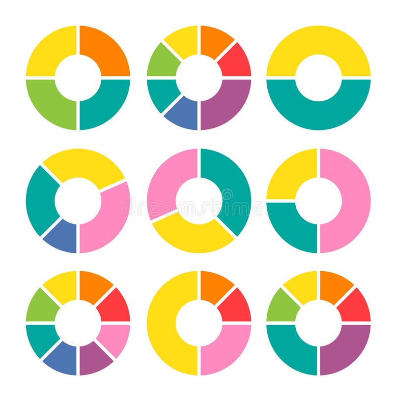 Vector circle arrows for infographic. vector illustration Vector circle arrows for infographic. vector illustration