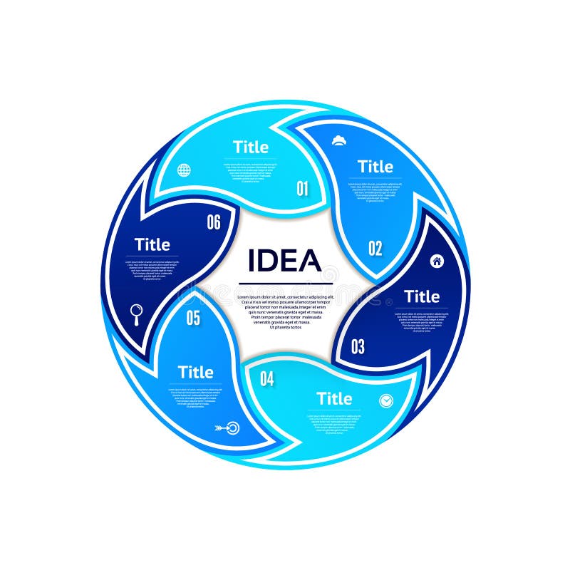 Vector circle infographic. Template for diagram, graph, presentation and chart.