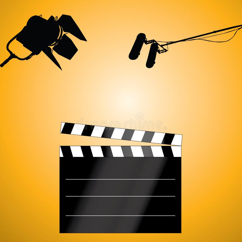 Vector clapboard