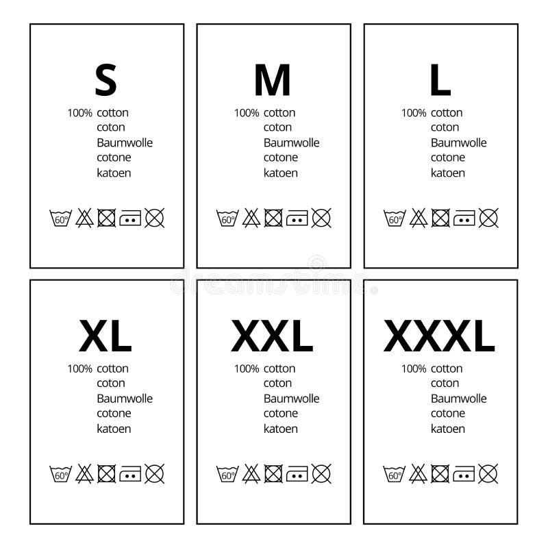Small Medium Large Extra Large Xxl Stock Illustrations – 114 Small