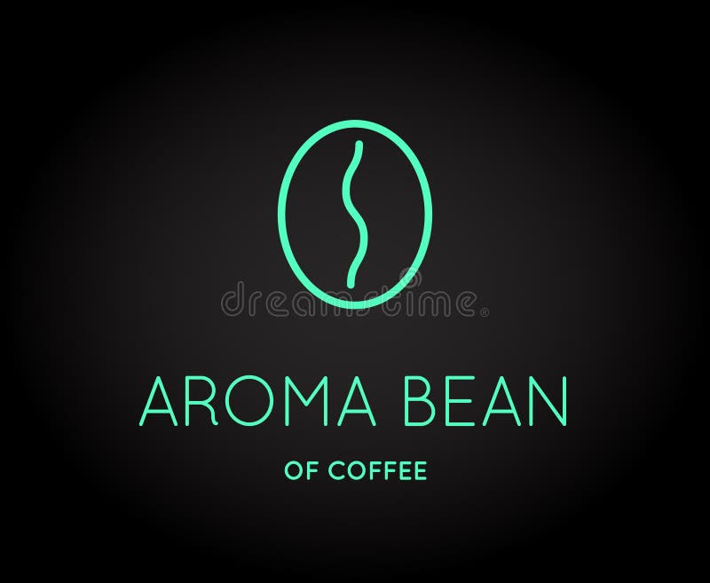 Vector Coffee Accessories Icon with Letter Sign Stock Vector