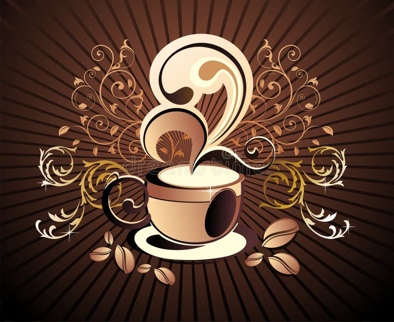 Coffee. Vector Illustration Stock Vector Illustration of caffeine