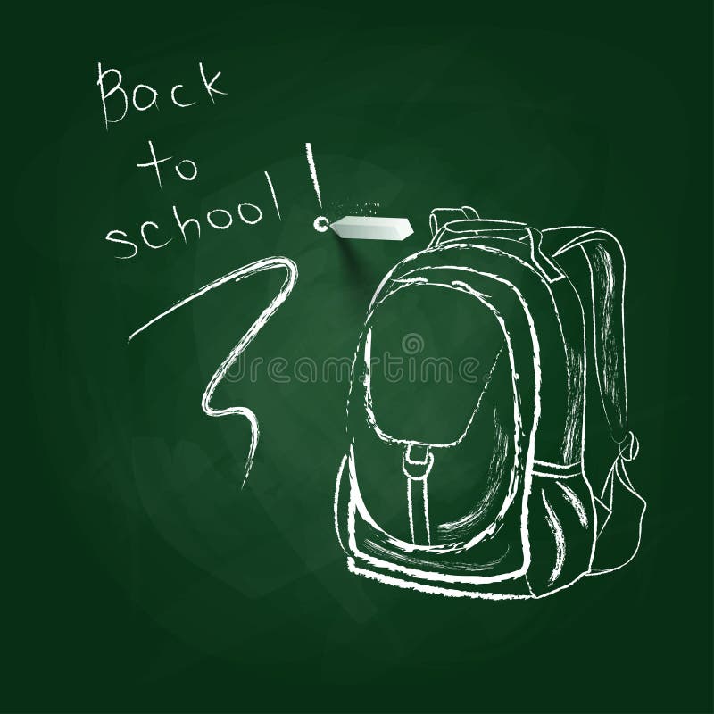 School Bag.Vector Illustration of School Bag Stock Vector
