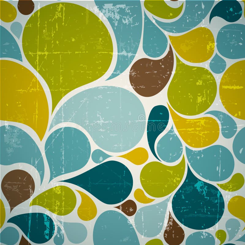 Vector Colorful abstract retro pattern