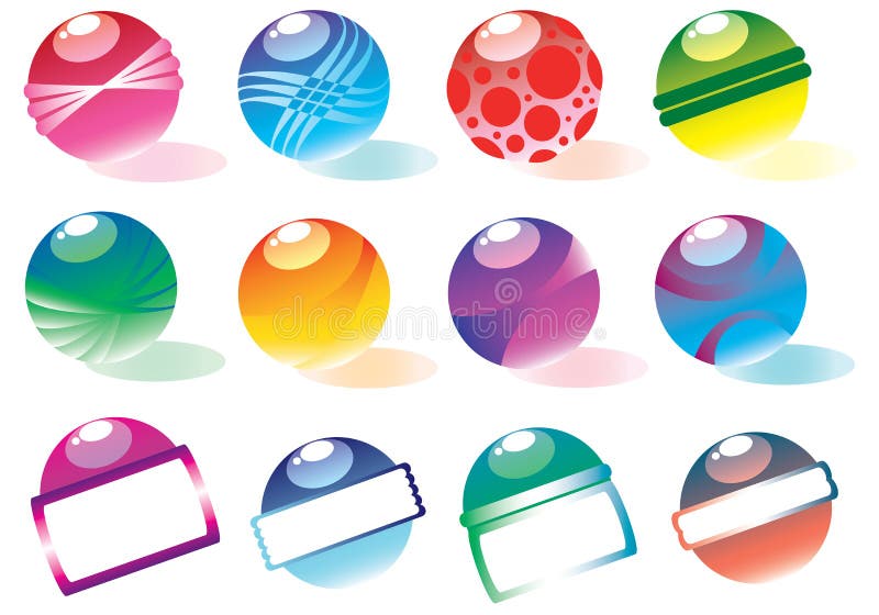 Vector colorful balls