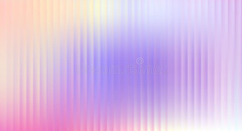 Vector Blurred holographic gradient background. Ribbed glass texture. vector illustration