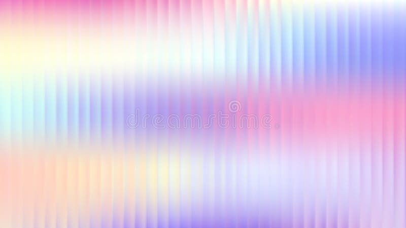Vector Blurred holographic gradient background. Ribbed glass texture. royalty free illustration