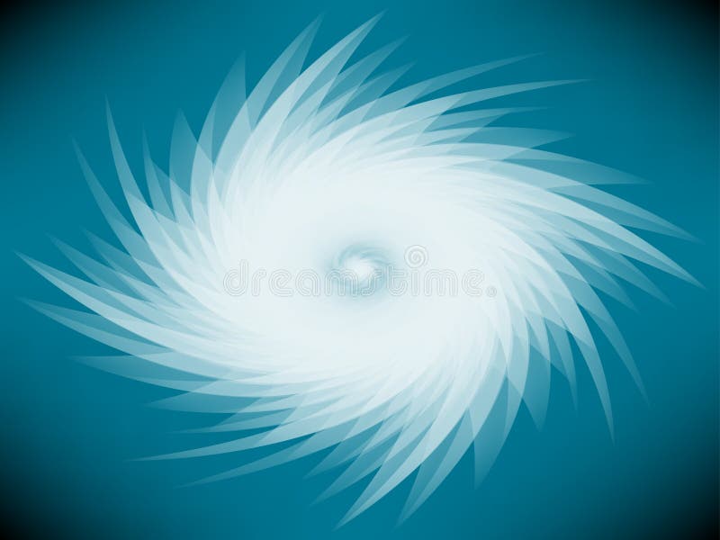 Vector colorful swirl stock illustration