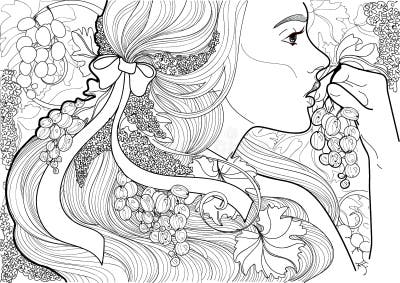 Wine Coloring Book Stock Illustrations – 569 Wine Coloring Book Stock ...