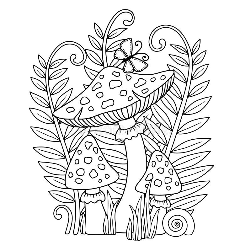 Vector coloring page Color by numbers amanita mushrooms. Puzzle game for  children education and activities Stock Vector Image & Art - Alamy