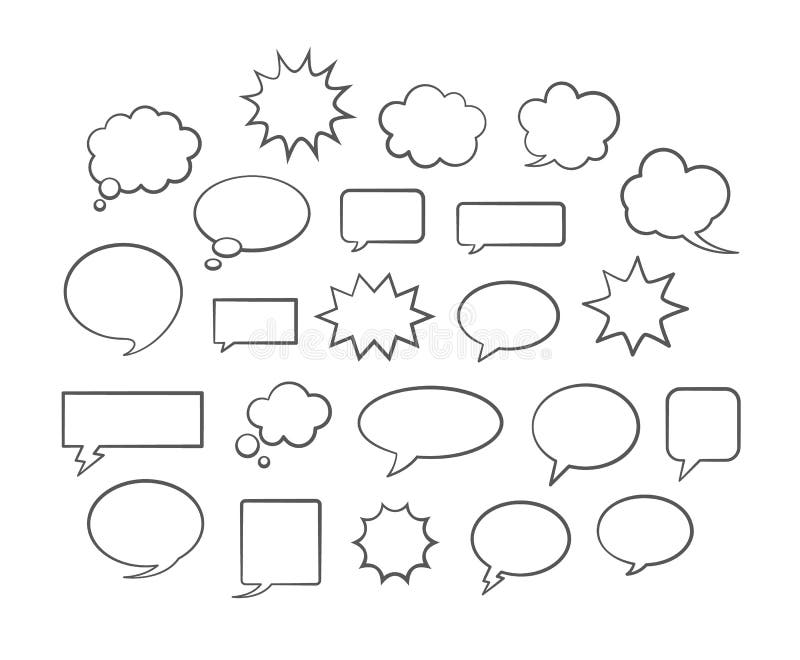 Vector Speech Bubbles