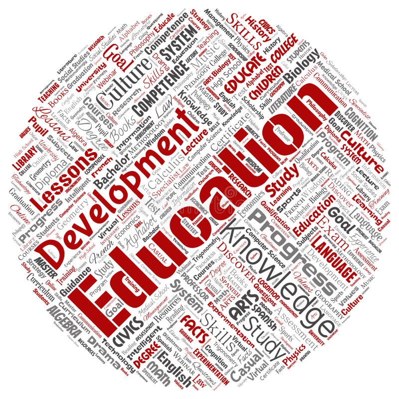 Vector education, knowledge, information royalty free illustration
