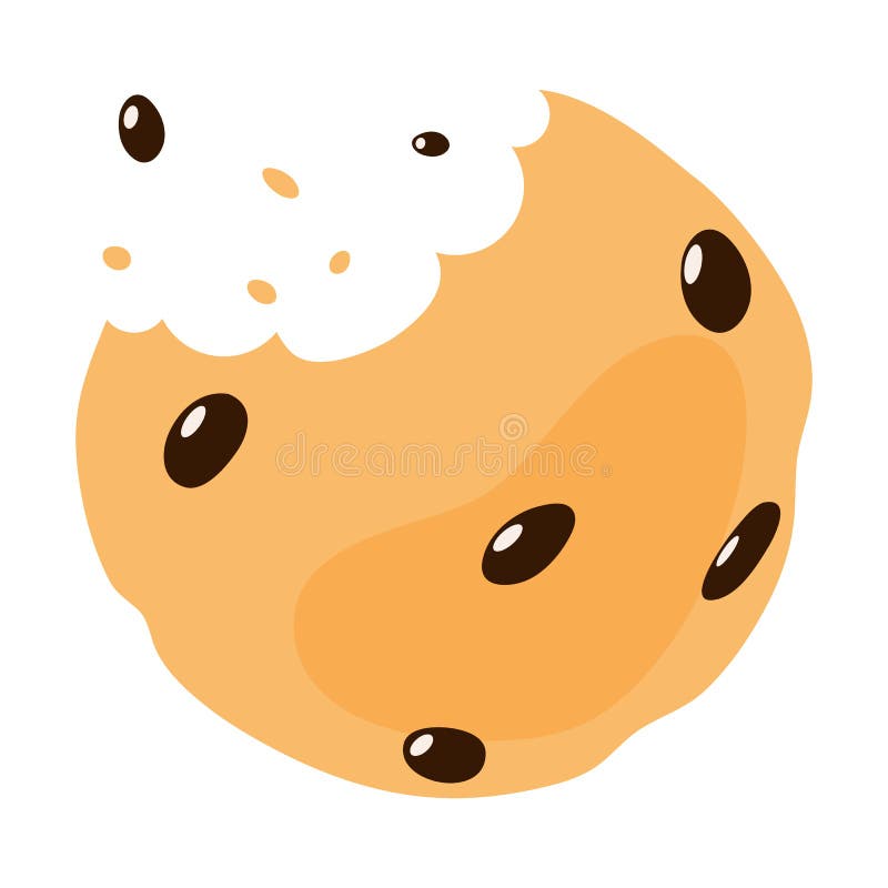 Vector cookie cartoon character