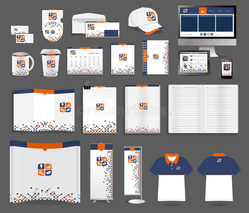 Vector corporate identity templates royalty free illustration Vector corporate identity templates royalty free illustration