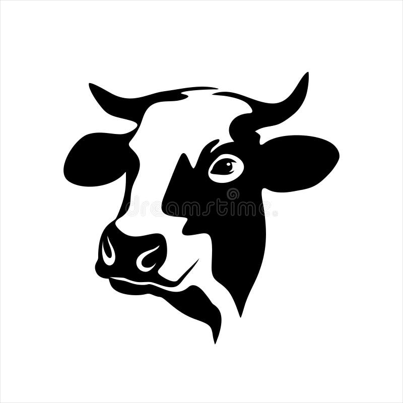 Vector Of Cow Head Cow Icon Vector Cow Icon Black On White Background Stock Vector Illustration Of Beef Bear