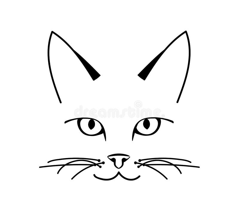 Cat Face Design Stock Illustrations 31 949 Cat Face Design Stock