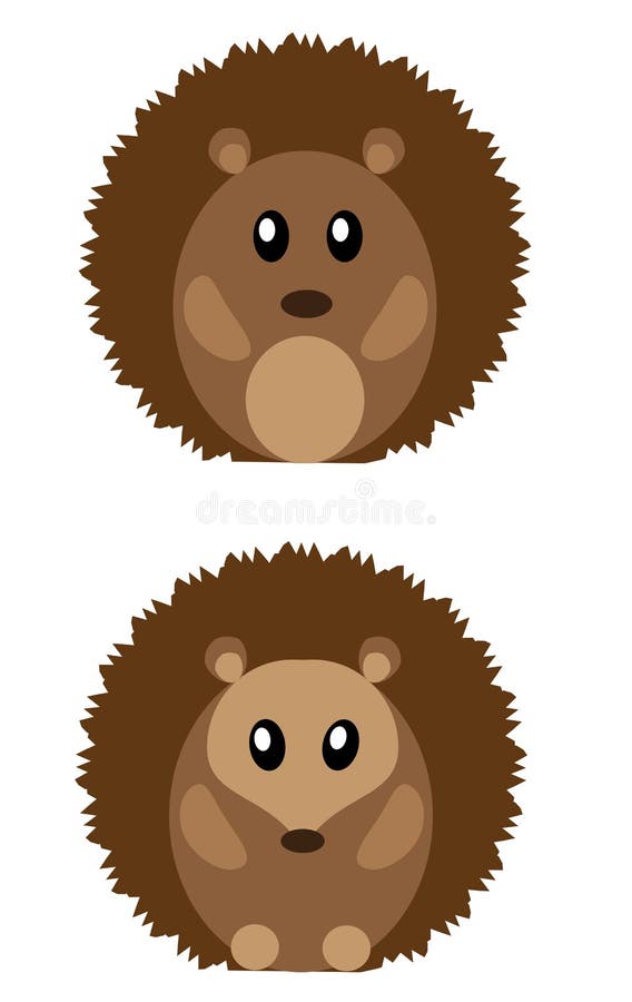 Vector Cute Hedgehogs vector illustration