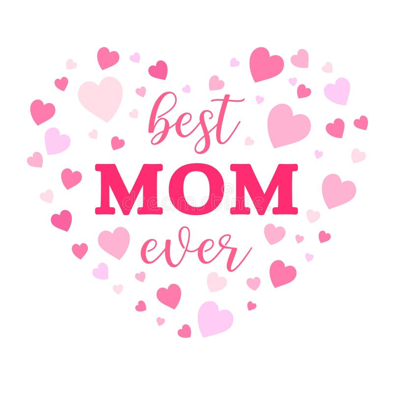 Best Mom Ever T-Shirt (White Xl Hearts For Mother's Day) Best Mom Ever T-Shirt (White Xl Hearts For Mother's Day)