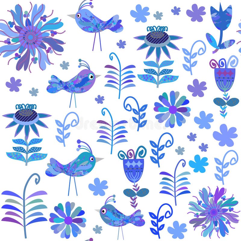 Vector cute seamless pattern