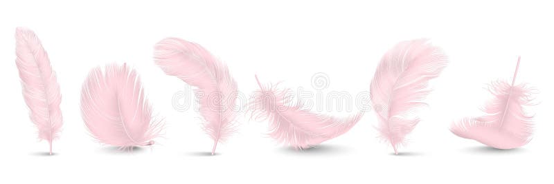 pink feather pillow