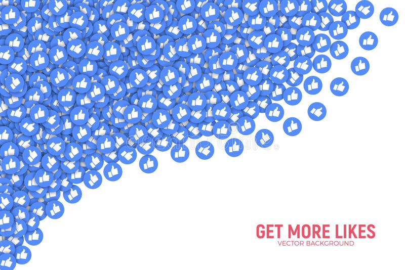 Facebook Vector 3D Social Network Like Thumb Up Blue Icons Abstract Illustration Isolated on White Background. Design Elements for Web, Internet, App, Advertisement, Promotion, Marketing, SMM, CEO, Business. Facebook logo follow vectors