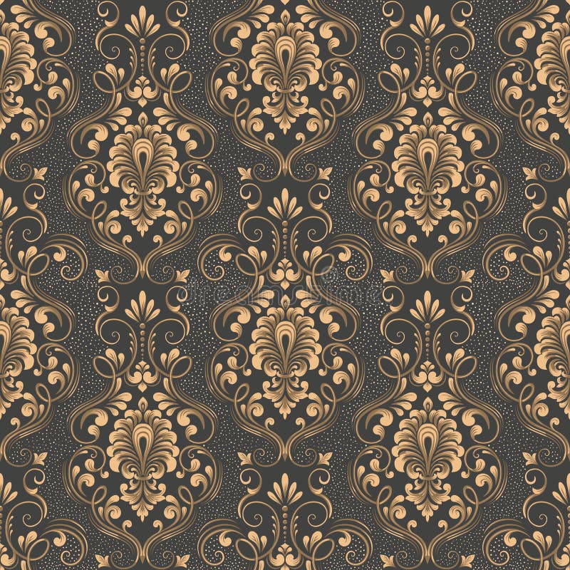 Vector Damask Seamless Pattern Background. Elegant Luxury Texture For ...