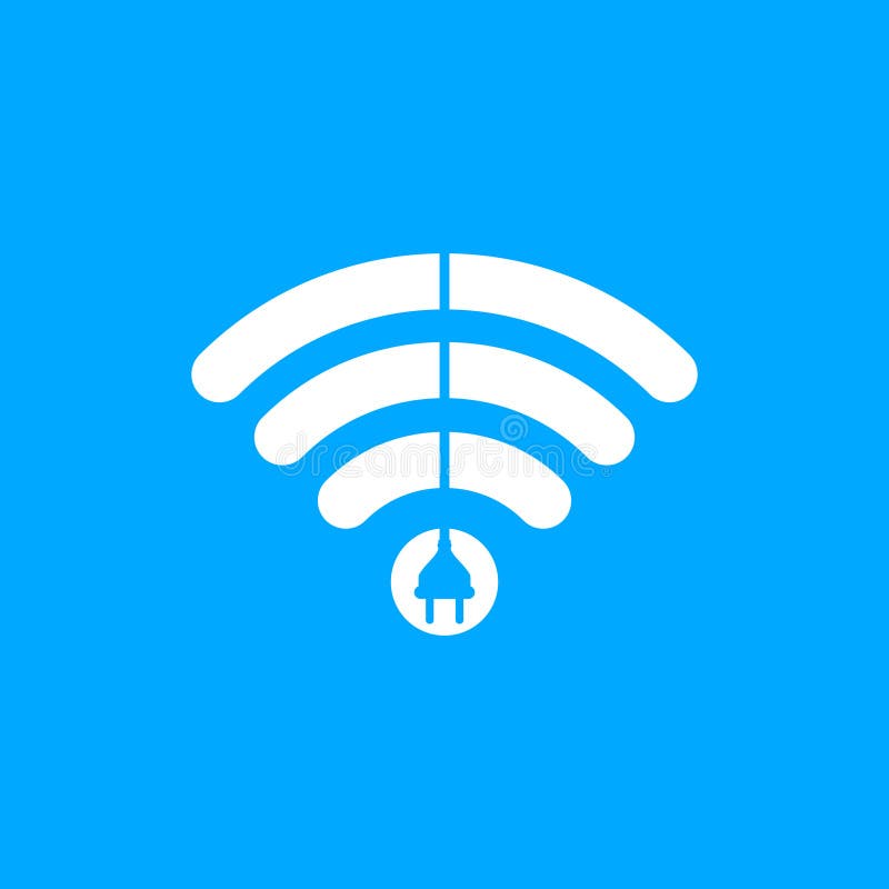 Vector de design logo semnal wifi internet royalty free illustration