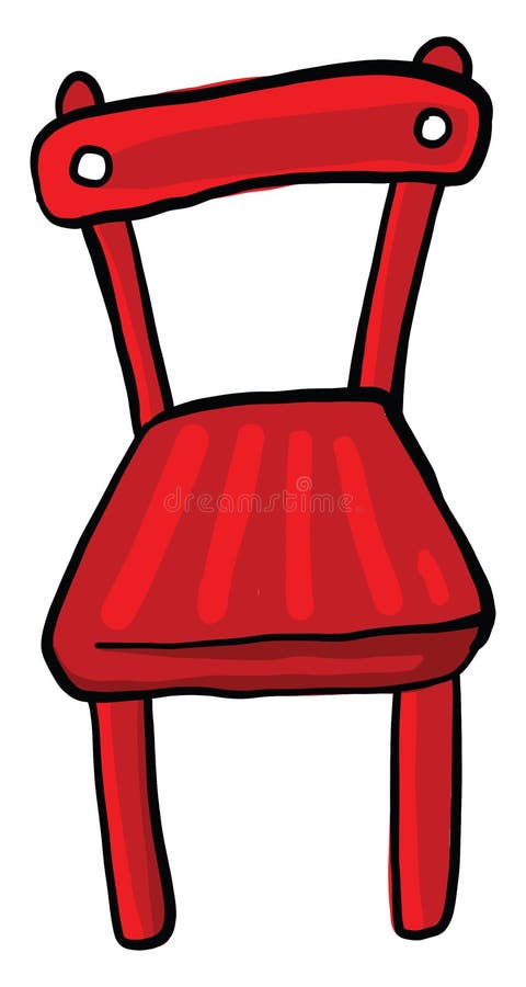 Vector De Ilustración De Silla Roja Ilustración del Vector - Ilustración de  muebles, imperial: 207051057