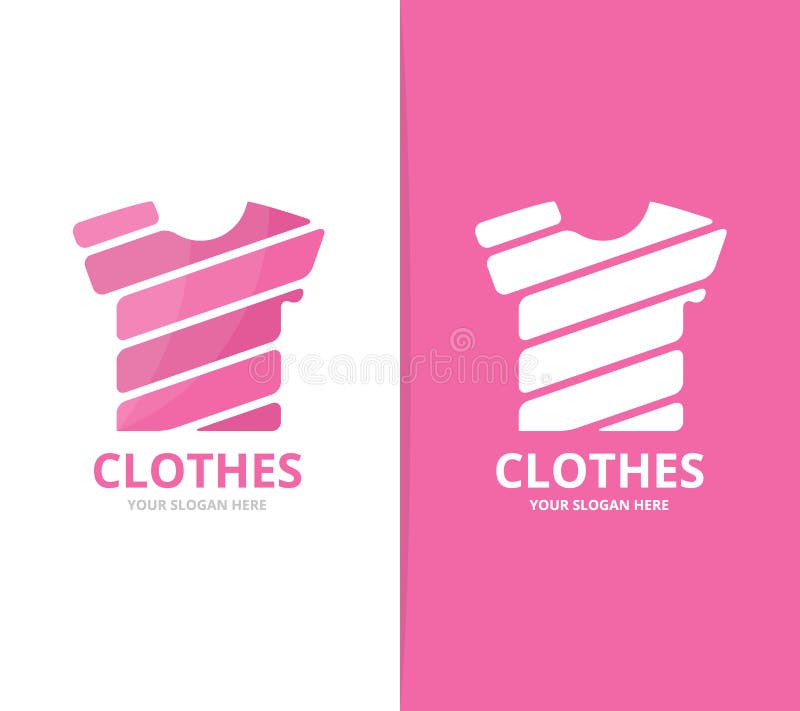 Vector de la combinación del logotipo de la camiseta Ropa y símbolo o icono del paño Ropa única y diseño del logotipo de la moda ilustración del vector Vector de la combinación del logotipo de la camiseta Ropa y símbolo o icono del paño Ropa única y diseño del logotipo de la moda ilustración del vector