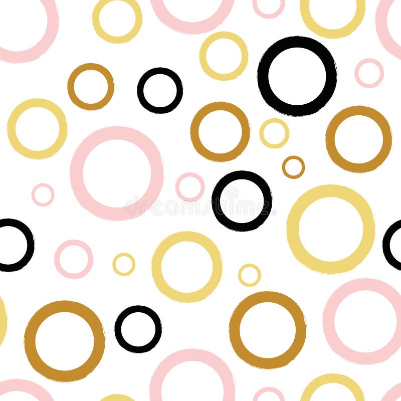 Vector de la mano rosada del extracto del lunar del modelo los elementos dibujados amarillos adornados ornamento inconsútil, negr stock de ilustración Vector de la mano rosada del extracto del lunar del modelo los elementos dibujados amarillos adornados ornamento inconsútil, negr stock de ilustración