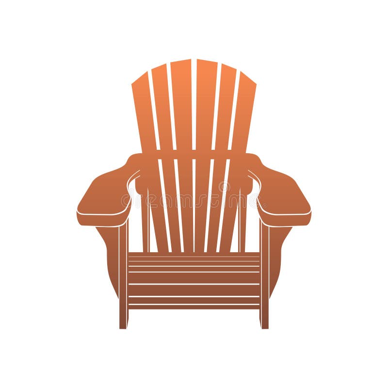 Vector de la silla de Adirondack Muskoka libre illustration Vector de la silla de Adirondack Muskoka libre illustration