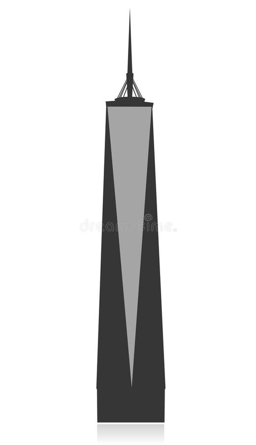Vector de la torre de la libertad de Nueva York