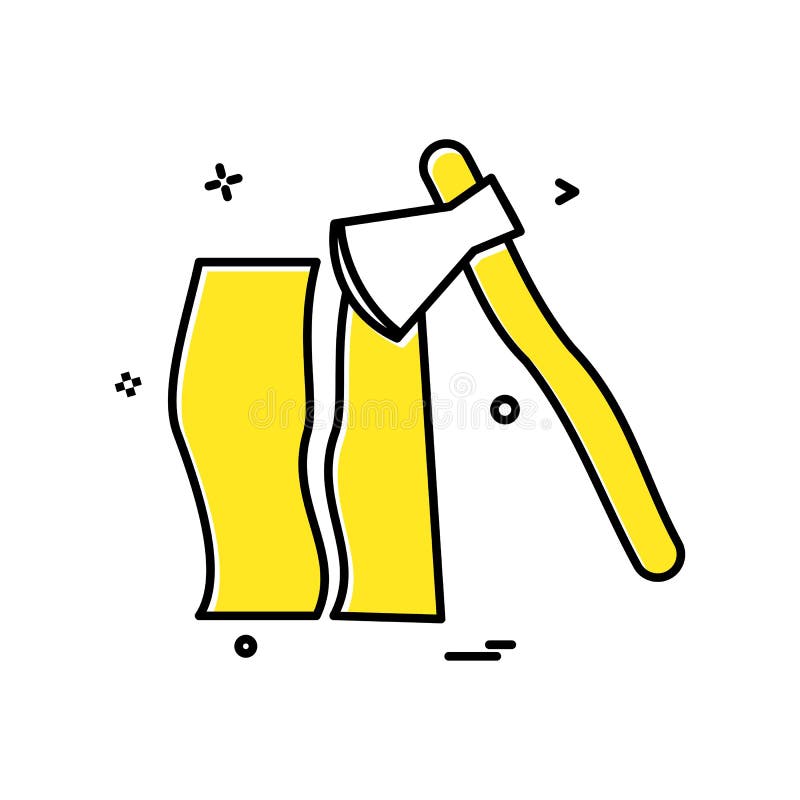 vector de madera del icono del cortador del hacha stock de ilustración vector de madera del icono del cortador del hacha stock de ilustración