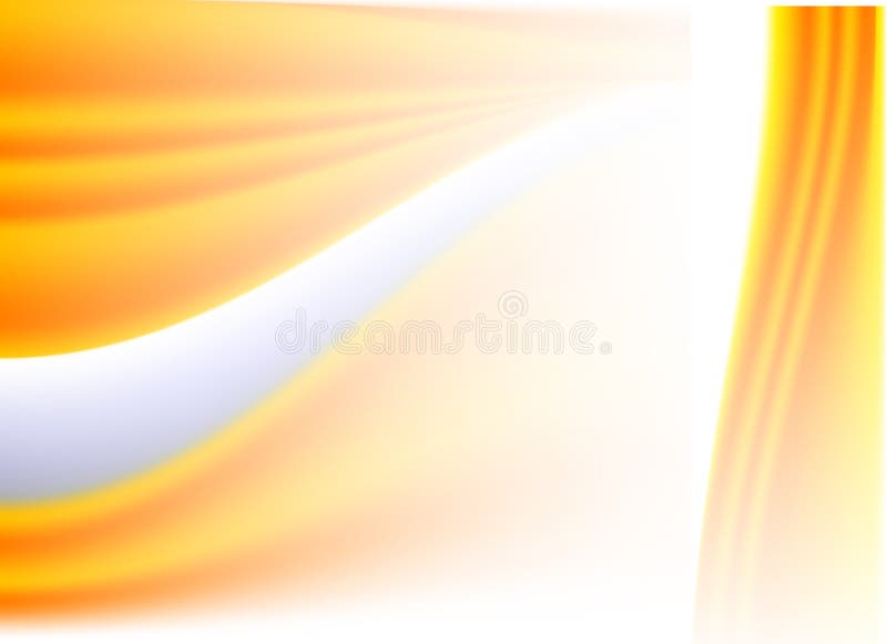 Ondas anaranjadas ilustración del vector. Ilustración de anaranjadas