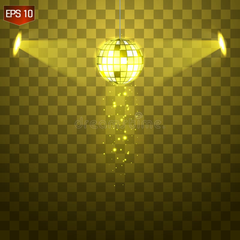 Retro silver disco ball vector, shining club symbol of having fun, dancing, dj mixing, nostalgic party, entertainment. Illustration on transparent background. Rays of light reflect in mirror surface. Retro silver disco ball vector, shining club symbol of having fun, dancing, dj mixing, nostalgic party, entertainment. Illustration on transparent background. Rays of light reflect in mirror surface