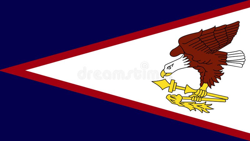 Vector de sorprender la bandera de American Samoa Banderas de los nacionales del mundo ilustración del vector Vector de sorprender la bandera de American Samoa Banderas de los nacionales del mundo ilustración del vector
