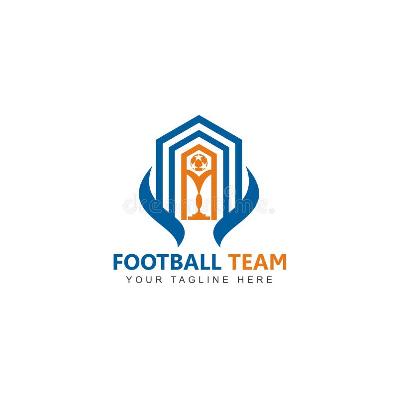 Vector del diseño del logotipo del equipo de fútbol libre illustration Vector del diseño del logotipo del equipo de fútbol libre illustration