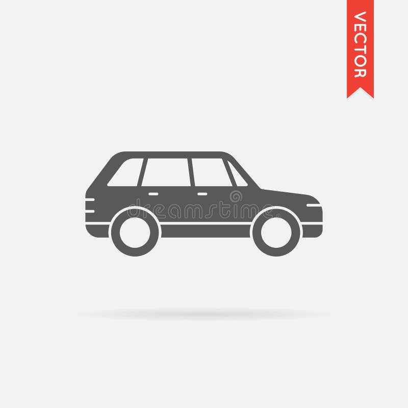 Vector del icono del coche ilustración del vector Vector del icono del coche ilustración del vector