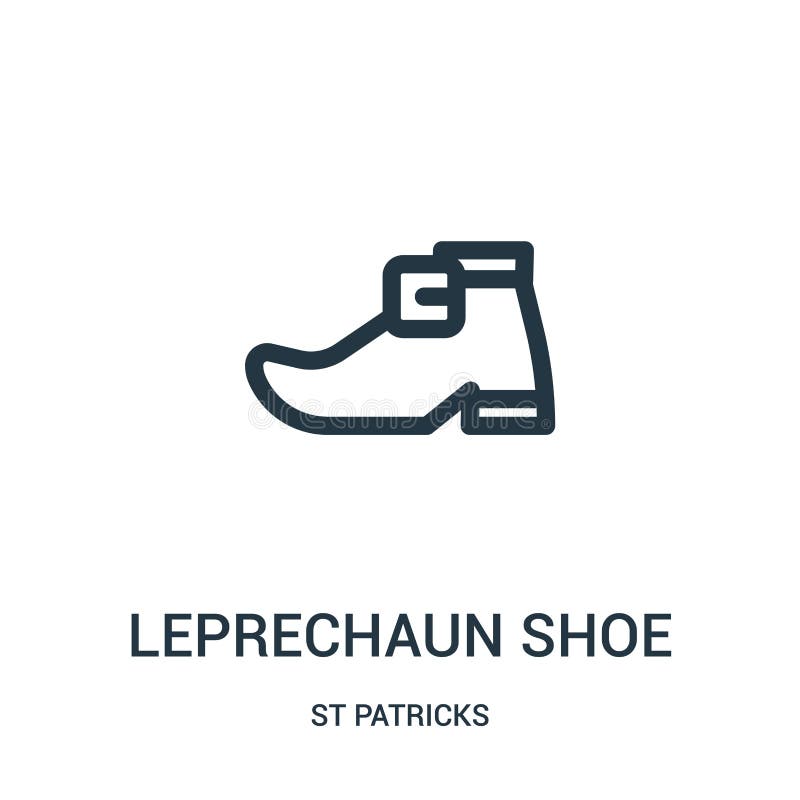 vector del icono del zapato del duende de la colección de los patricks del st Línea fina ejemplo del vector del icono del esquema libre illustration vector del icono del zapato del duende de la colección de los patricks del st Línea fina ejemplo del vector del icono del esquema libre illustration