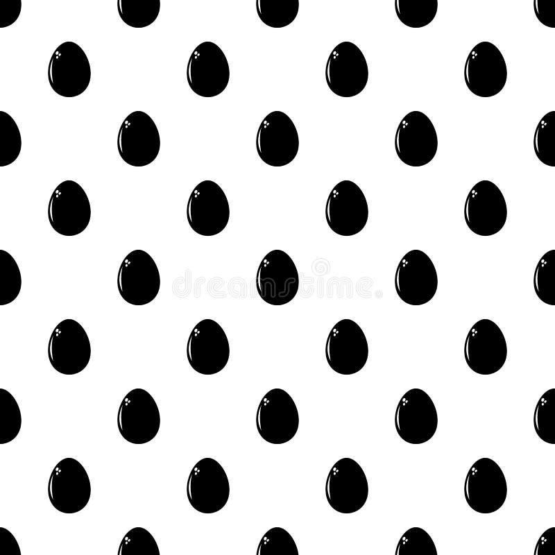 Vector del modelo del huevo inconsútil stock de ilustración Vector del modelo del huevo inconsútil stock de ilustración