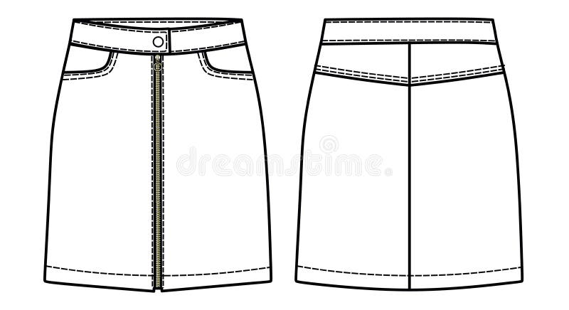 Skirt Cad Drawing Stock Illustrations – 2,014 Skirt Cad Drawing Stock ...