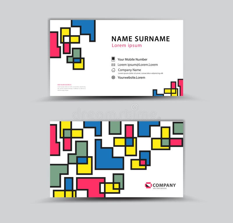 Business Card template, Creative idea modern concept vector illustration Business Card template, Creative idea modern concept vector illustration