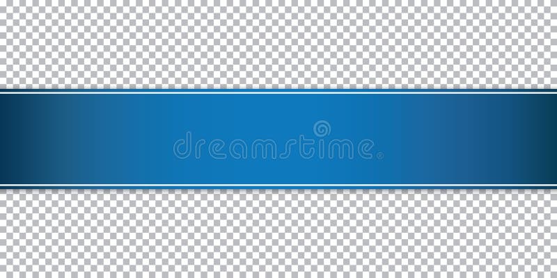 Blue Ribbon Banner on Transparent Background Stock Vector - Illustration of  flag, sticker: 168506956