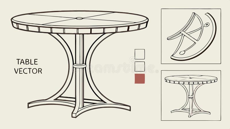 Woman at table with tablet, customer profile analysis, business insight vector design Generative AI stock illustration