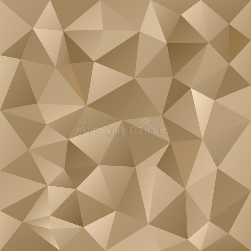 Vector Designgoldmetallfarben des polygonalen Hintergrundes dreieckige - Beige lizenzfreie abbildung Vector Designgoldmetallfarben des polygonalen Hintergrundes dreieckige - Beige lizenzfreie abbildung